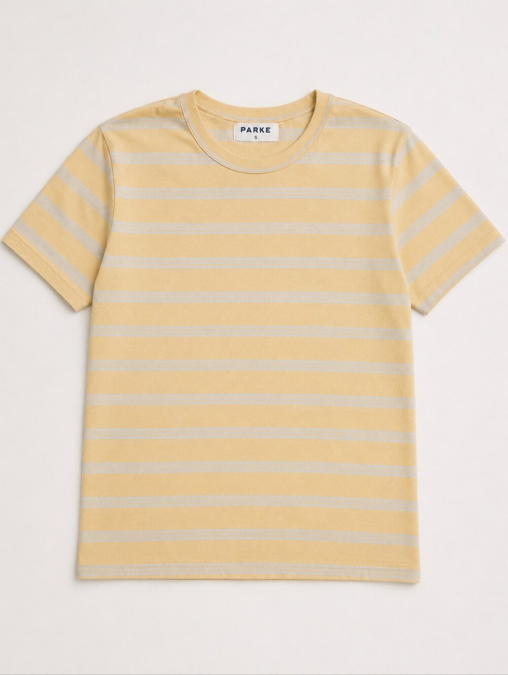SOLD OUT PARKE Wish Stripe Tee Peel + Frosting | Size S Oversized. Nwt
